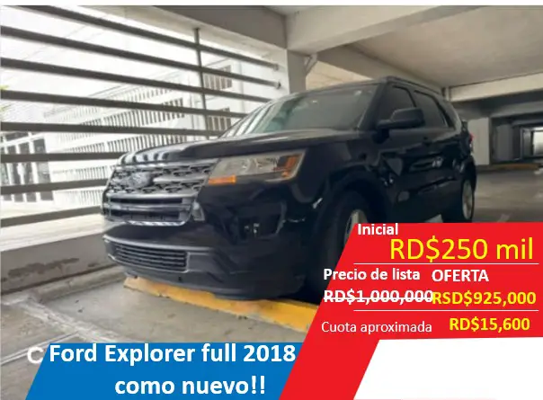 FORD EXPLORER NEGRA 2018 AMERICANO RECIEN IMPORTADO Foto 7275899-1.jpg