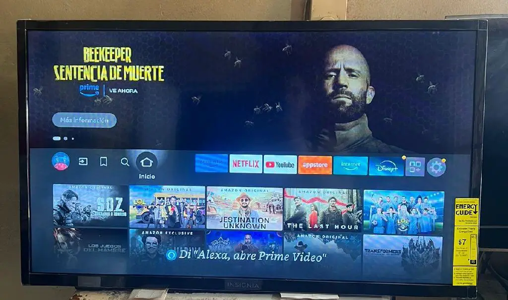 Tv Insignia 32 Sist.Amazon Fire Control voz Alexa 1mes Garantia Foto 7276205-2.jpg