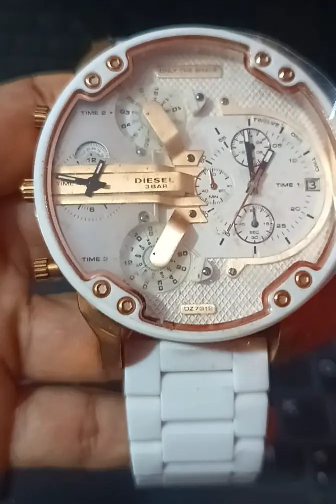 Diesel Reloj Mr. Daddy 2.0 Blanco cuarzo acero inoxidable 1 Mes de Gar Foto 7276233-1.jpg