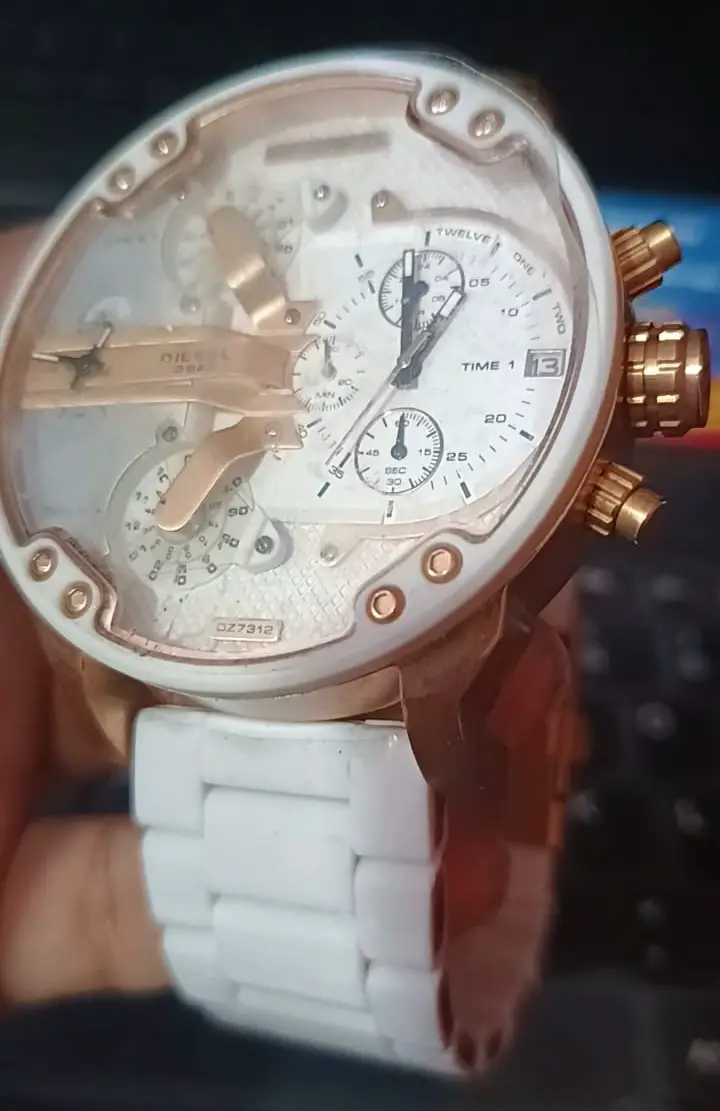 Diesel Reloj Mr. Daddy 2.0 Blanco cuarzo acero inoxidable 1 Mes de Gar Foto 7276233-2.jpg
