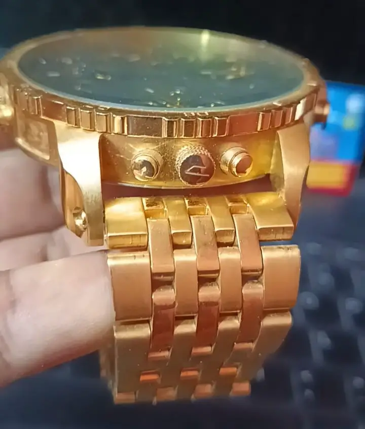 Diesel Reloj Dorado cuarzo acero inoxidable con cronógrafo Foto 7276235-4.jpg
