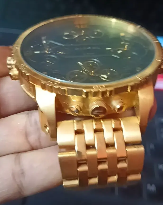 Diesel Reloj Dorado cuarzo acero inoxidable con cronógrafo Foto 7276235-5.jpg