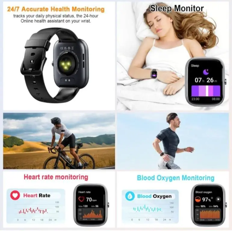 SmartWatch T60  9 Correas intercambiables.  Foto 7276802-10.jpg