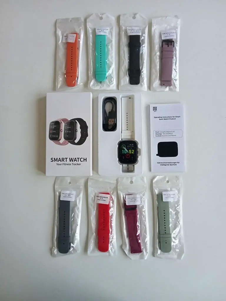 SmartWatch T60  9 Correas intercambiables.  Foto 7276802-3.jpg