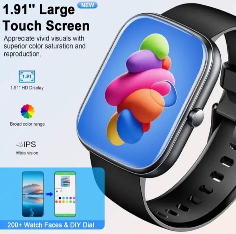 SmartWatch T60  9 Correas intercambiables.  Foto 7276802-6.jpg