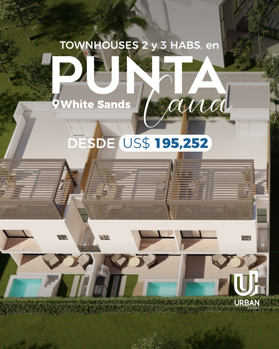 Townhouses de 2 y 3 Habitaciones a 3 mins de la Playa en Punta Cana Foto 7276923-4.jpg