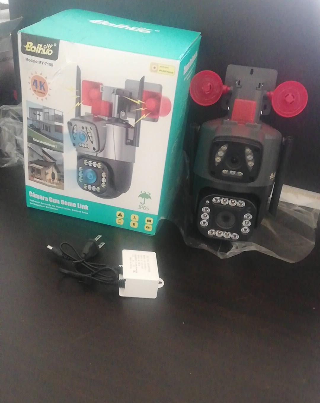 CAMARA WIFI DE EXTERIOR TIPO DOMO 360 CON ALARMA MY-7150 Foto 7277005-2.jpg