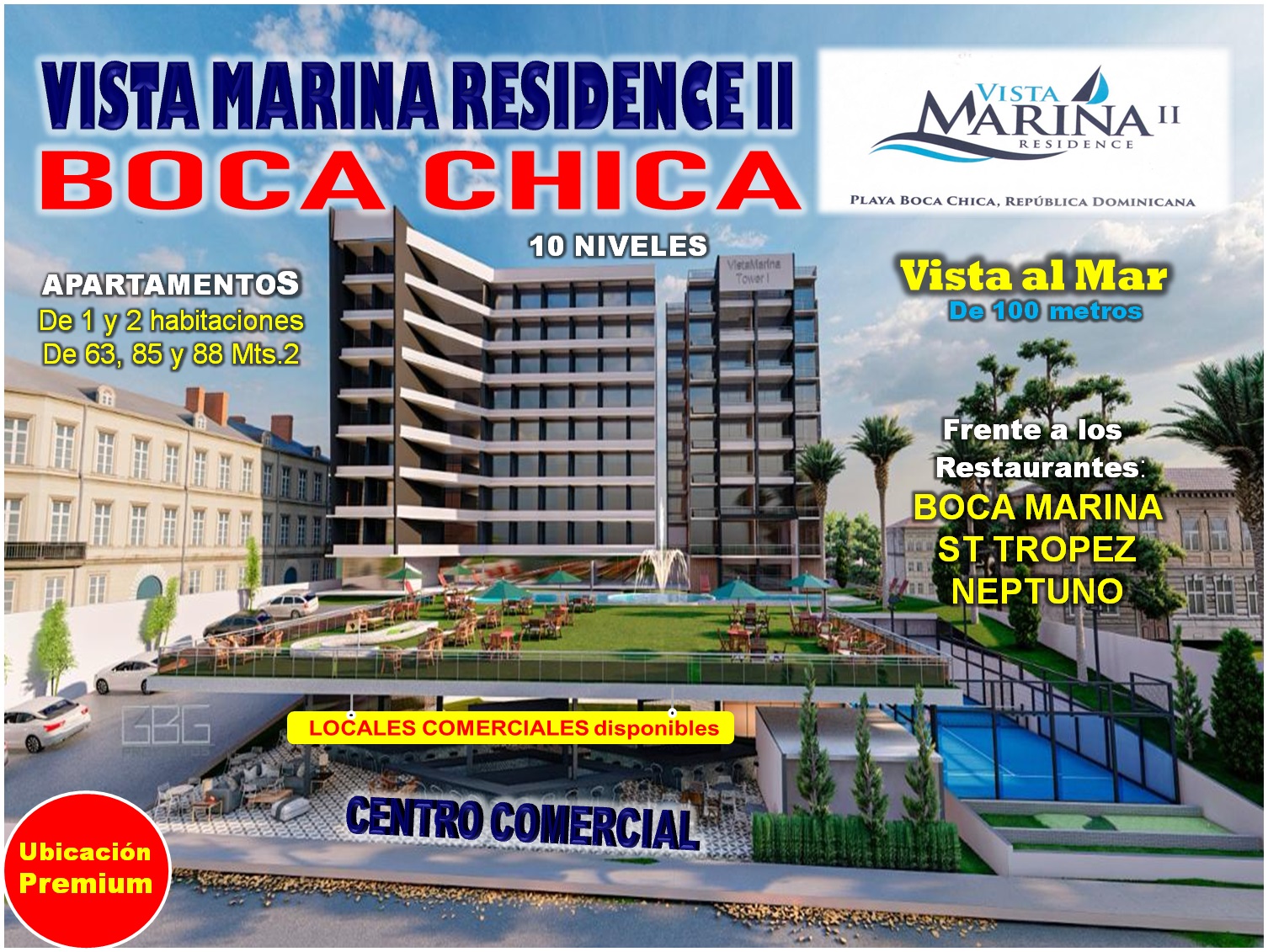 PROYECTO APTOS FRENTE AL MAR en BOCA CHICA a Pasos de los Principales  Foto 7277552-12.jpg
