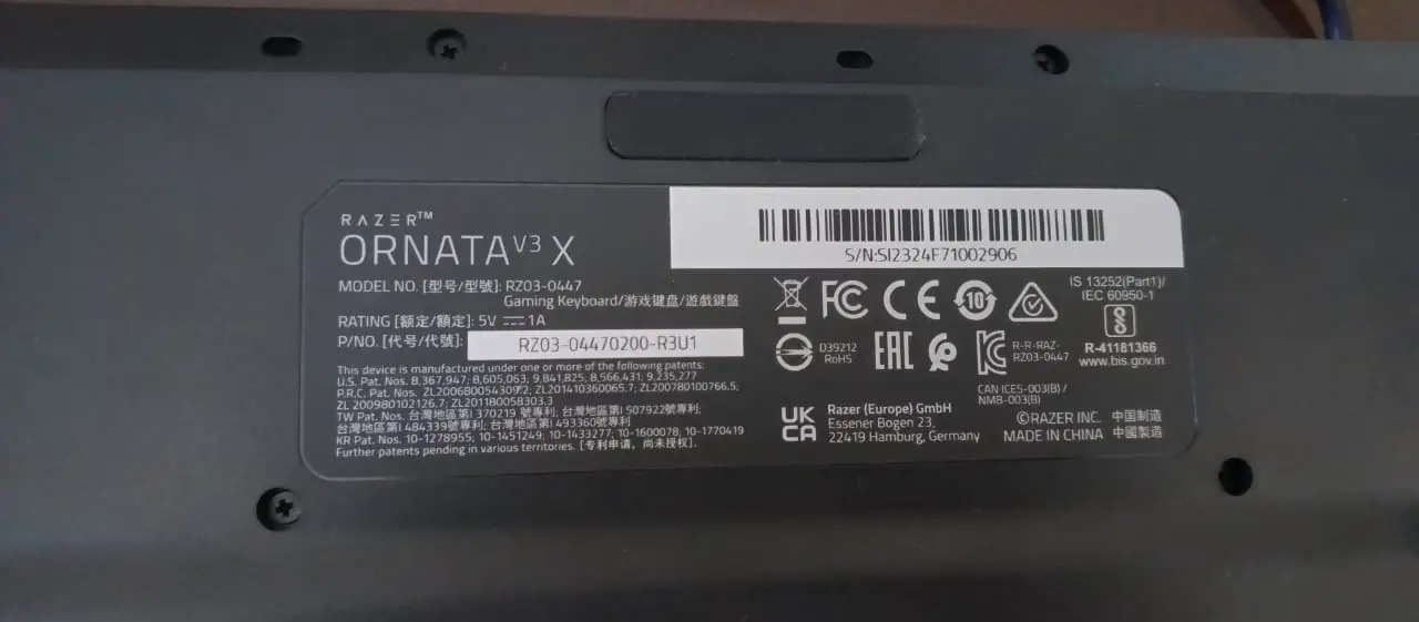 Teclado Razer Ornata V3 X Foto 7277553-11.jpg