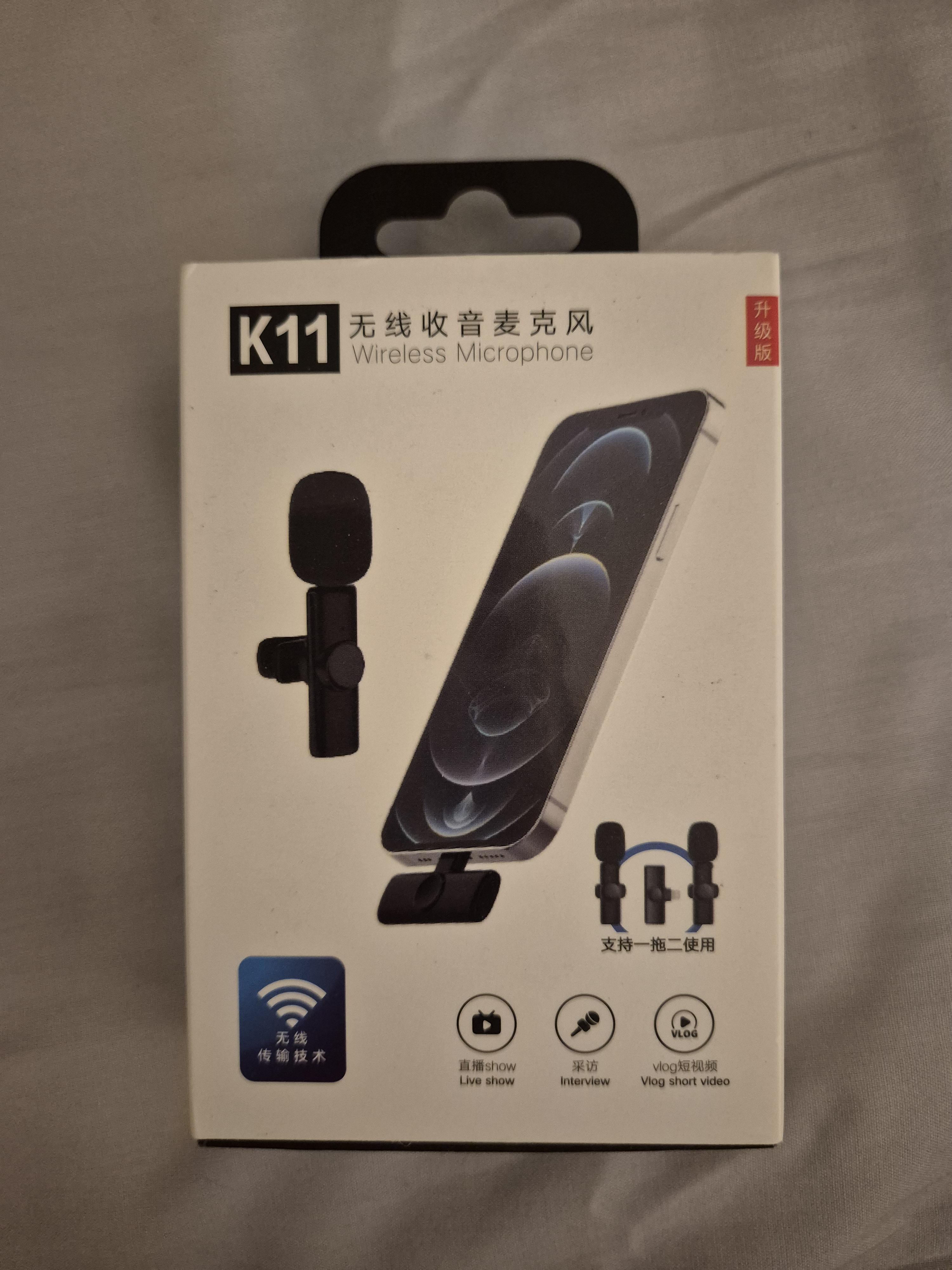2 Micrófonos inalámbricos K11 - UN SOLO USO Foto 7278205-9.jpg