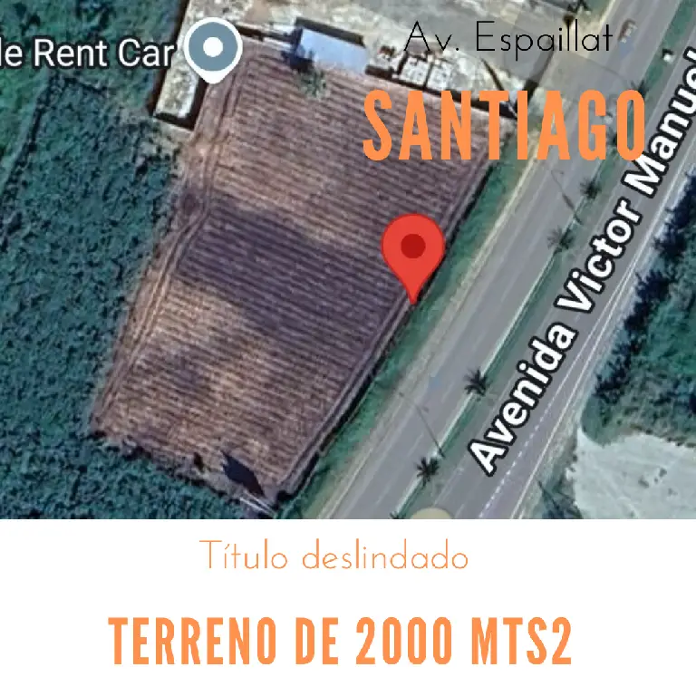 Terreno de 2000 Mts2 para uso comercial en Santiago Foto 7278516-1.jpg