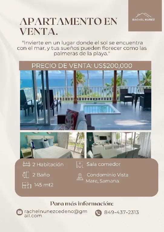 Apartamento de 2 Habitaciones en Venta en Samaná. Foto 7278720-1.jpg