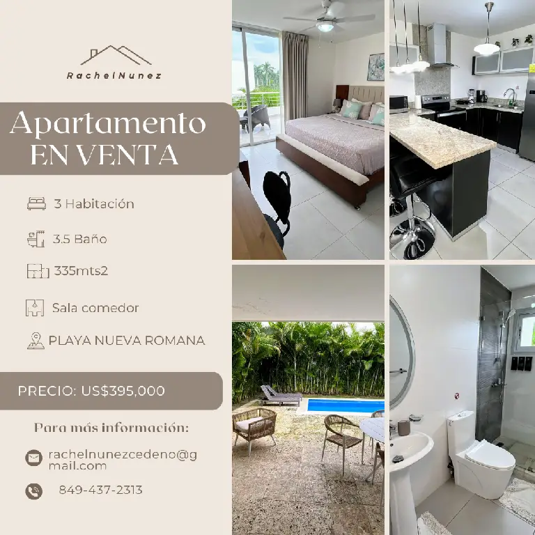 Villa en Venta en Playa Nueva Romana. Foto 7278738-1.jpg