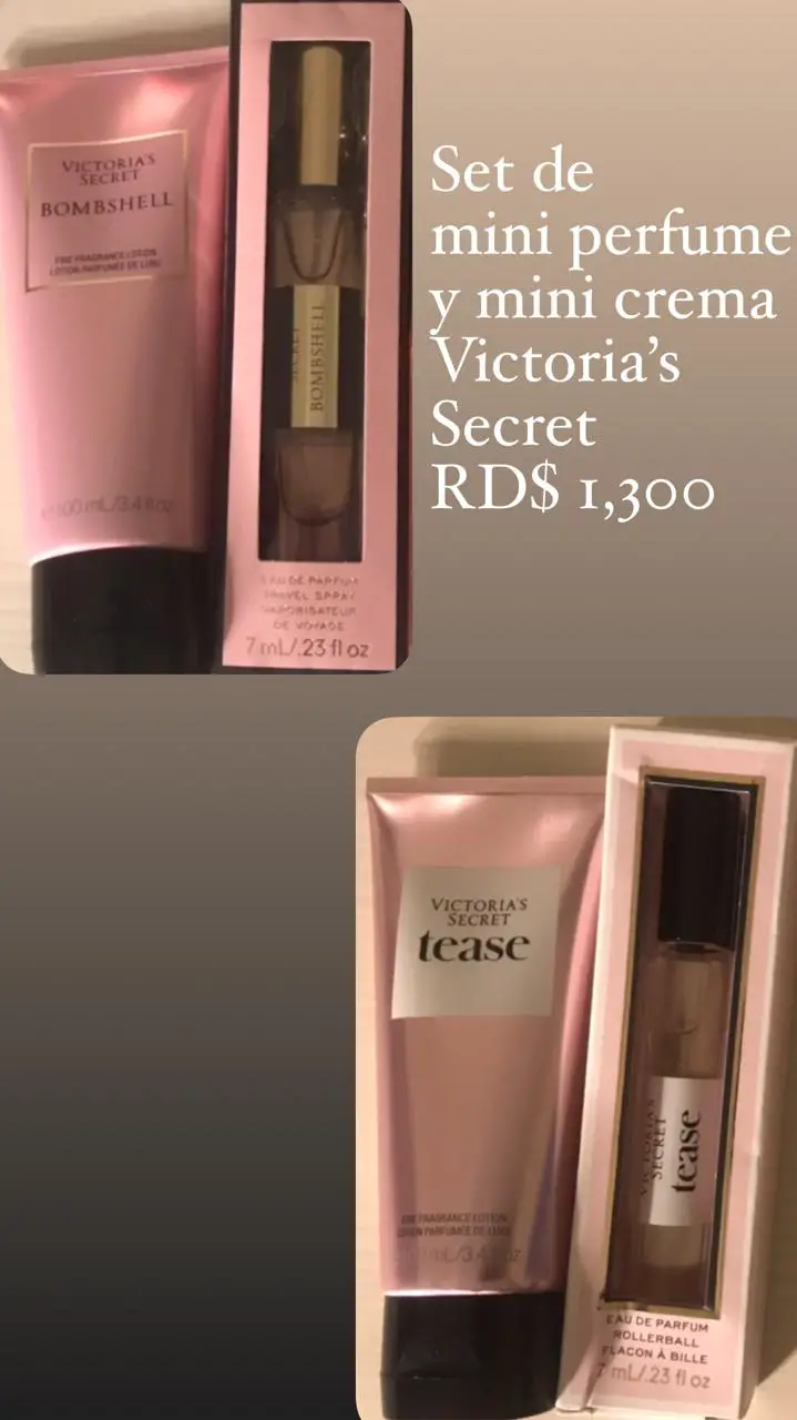 Set de mini crema y colonia Fine Fragance Victorias Secret   Foto 7280574-12.jpg