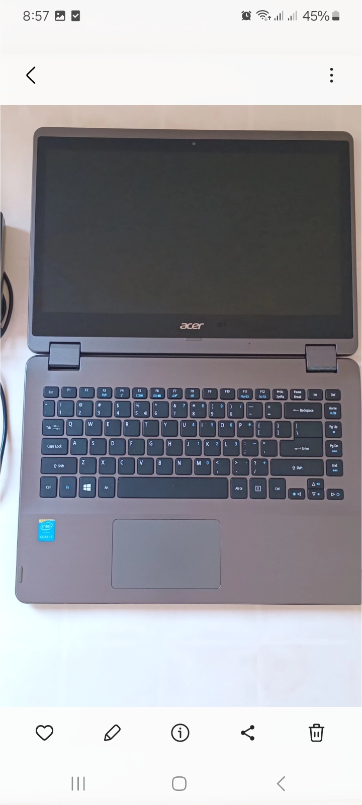 LAPTOP ACER i7  en Santo Domingo DN Foto 7280917-4.jpg