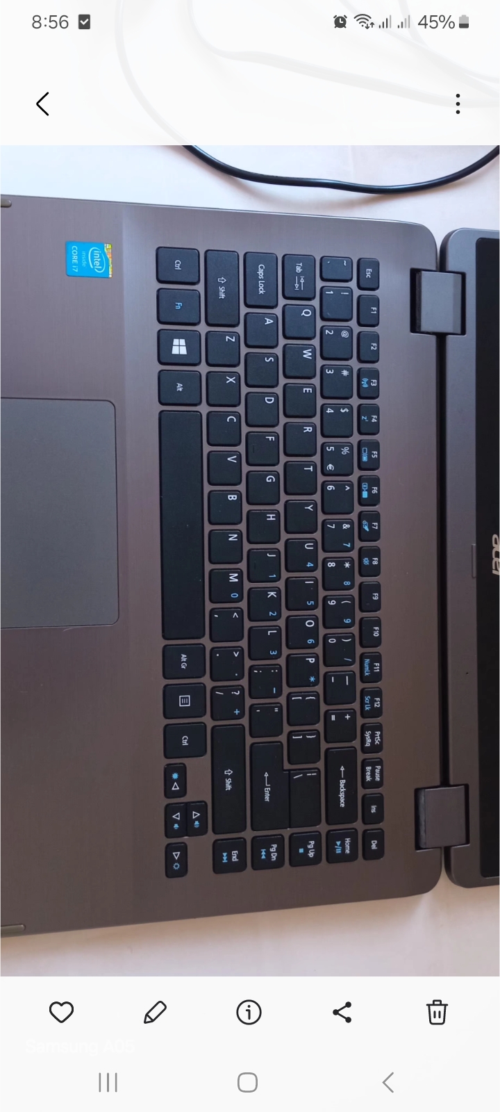 LAPTOP ACER i7  en Santo Domingo DN Foto 7280917-9.jpg