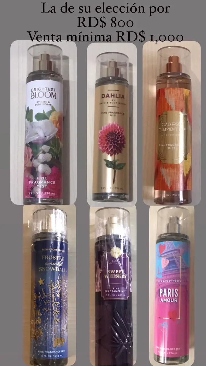 Colonias y cremas variadas Bath  Body Works Victoria’s Secret Pink Hap Foto 7280972-12.jpg