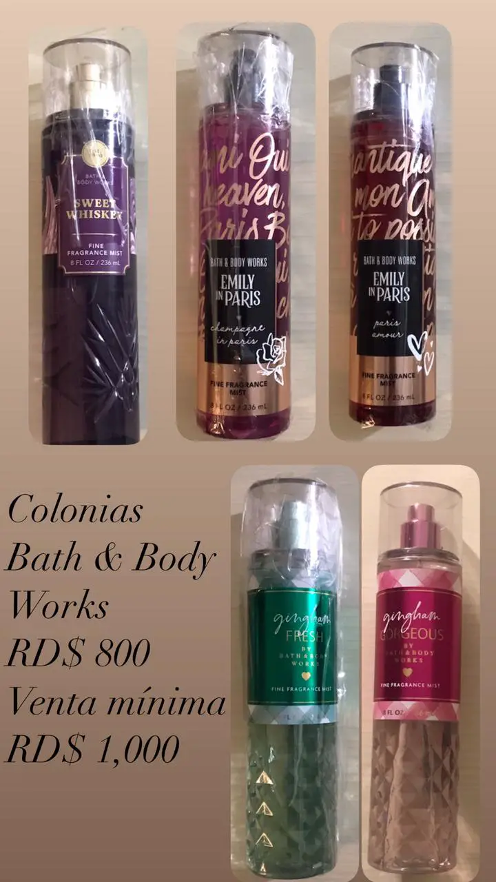 Colonias y cremas variadas Bath  Body Works Victoria’s Secret Pink Hap Foto 7280972-9.jpg