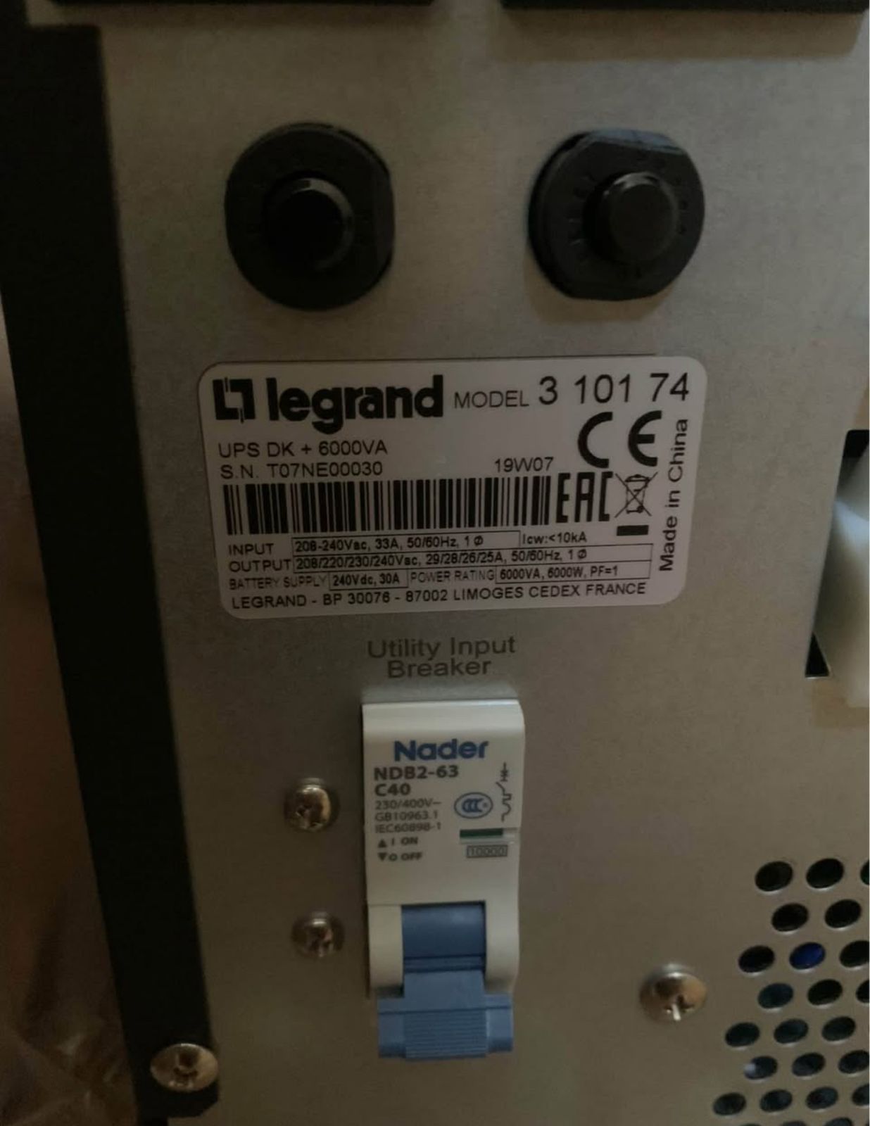 UPS DAKER 6KVA  Foto 7281252-6.jpg