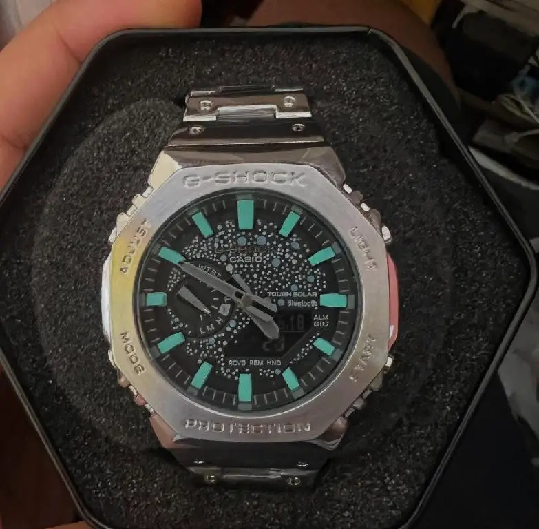 CASIO G-SHOCK Octagonal resina fibra carbono luz led 1m Garantia Foto 7281714-1.jpg