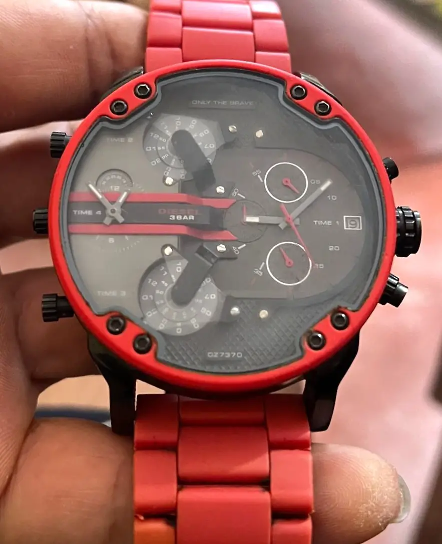 Reloj Diesel Mr Daddy 2.0 ROJO Correa Silicona 1 Mes de Garantia Foto 7281737-1.jpg