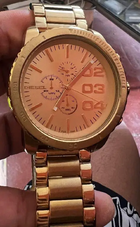 Reloj Diesel Dz5301 Dorado 1 Mes de Garantia Foto 7281738-1.jpg