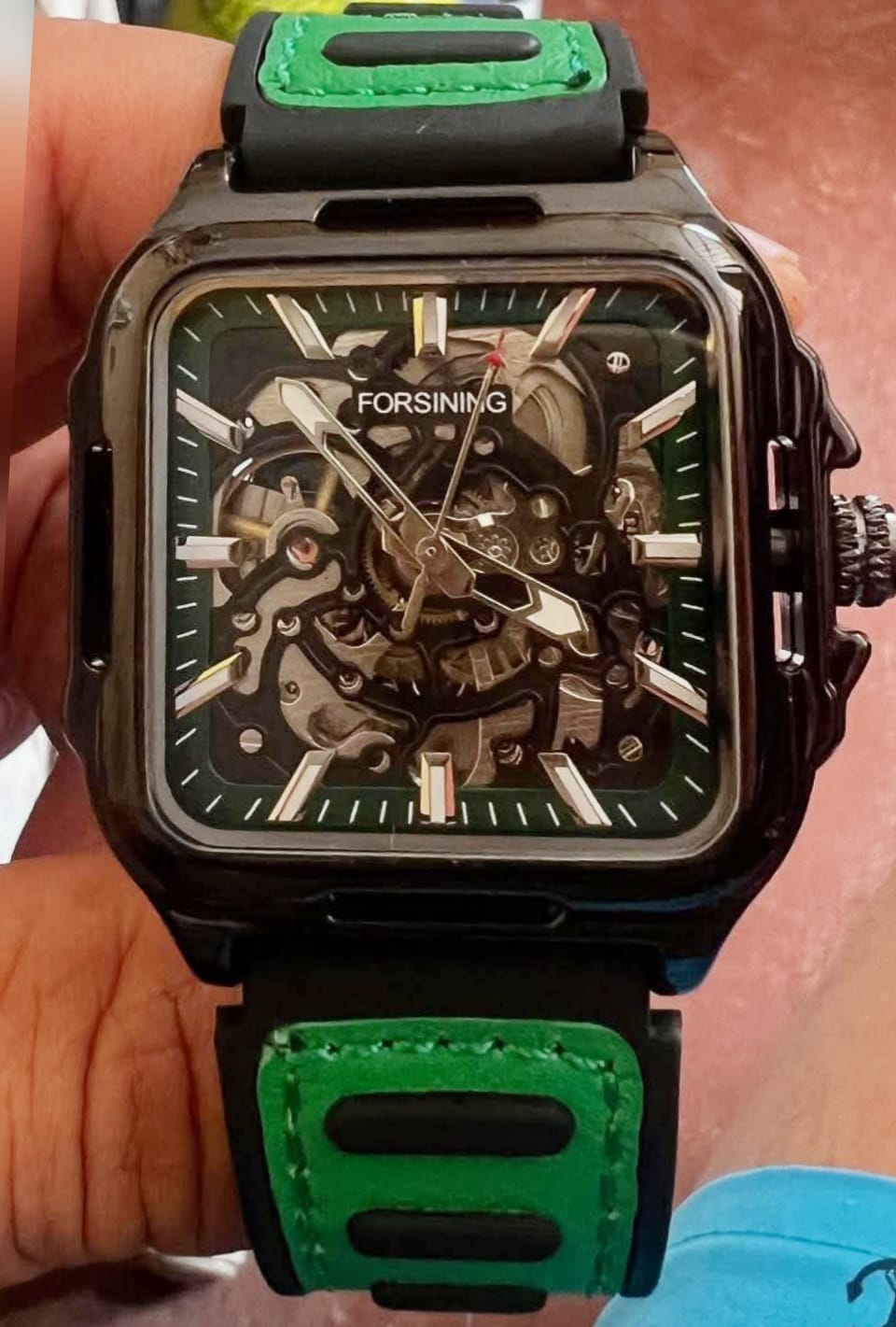 Reloj Forsining Diseño transparente resistente al agua 30mtrs pulsera  Foto 7282027-1.jpg